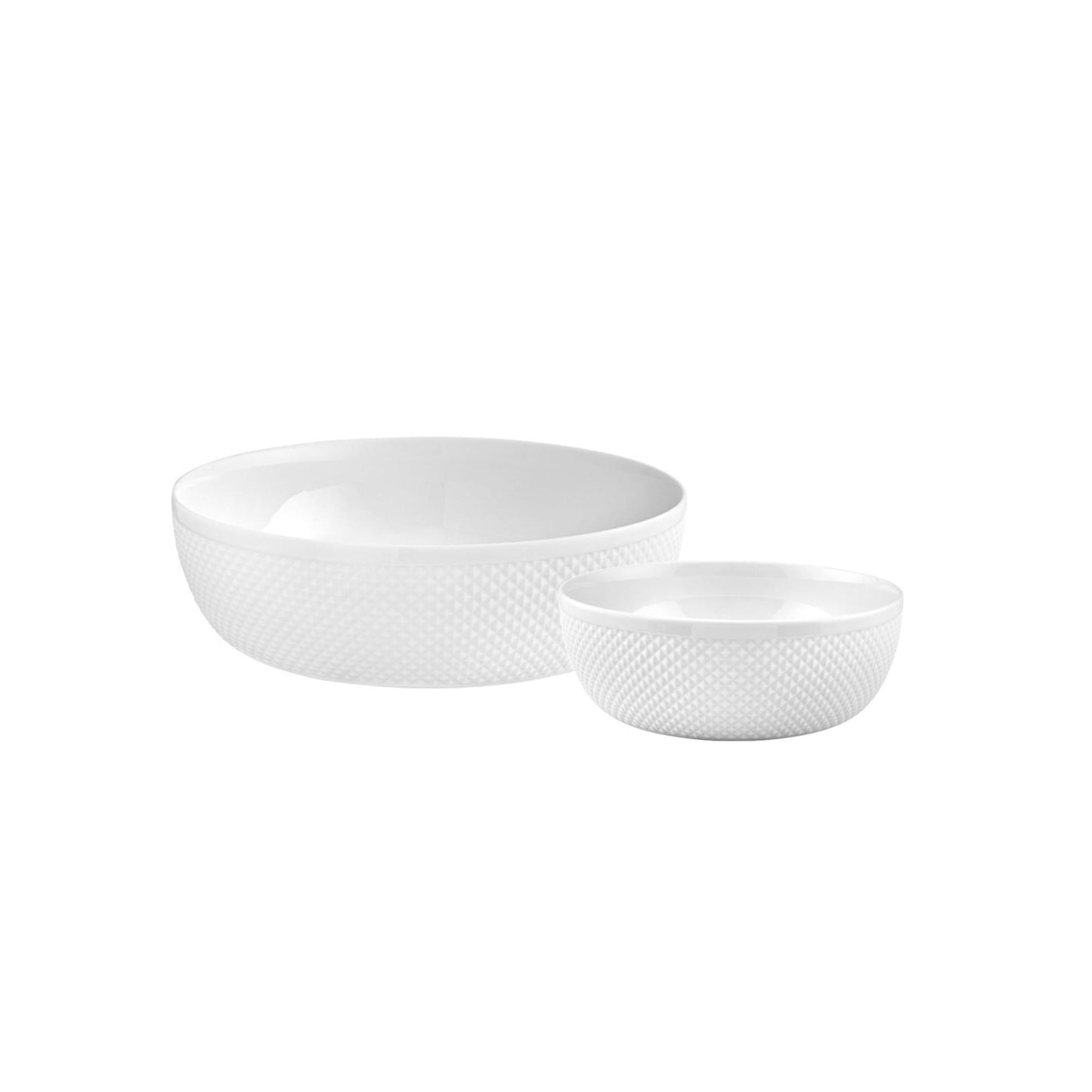 Set of Small and Large Salad Bowls