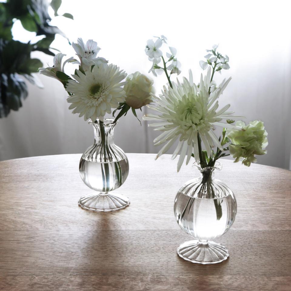 Cambridge Ella 7" Bud Vase Set of 2 (Clear)