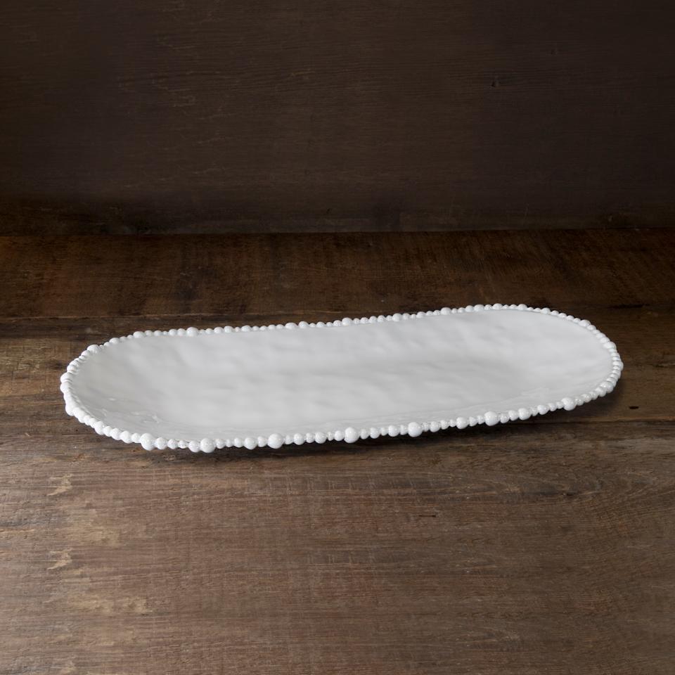 Alegria Large Oval Platter (White)