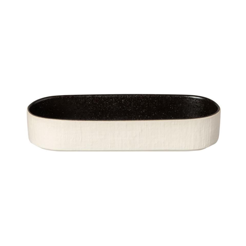 Deep Oval Tray 10", Latitude black