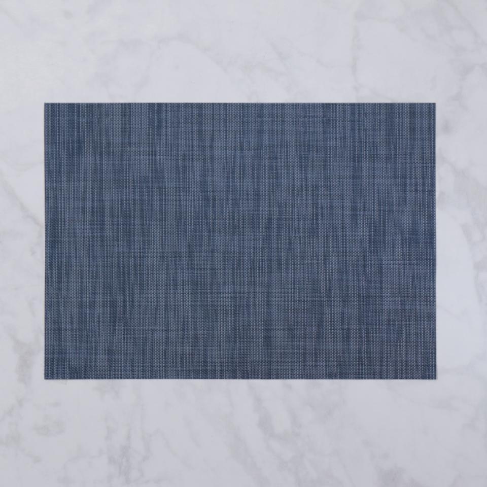 Rectangular Woven Placemats Set of 4 (Navy)