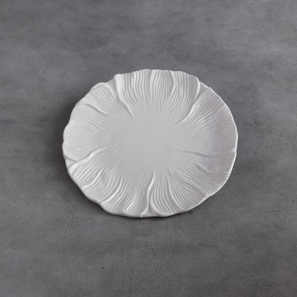 Lettuce 11" Dinner Plate Set of 4 (White)