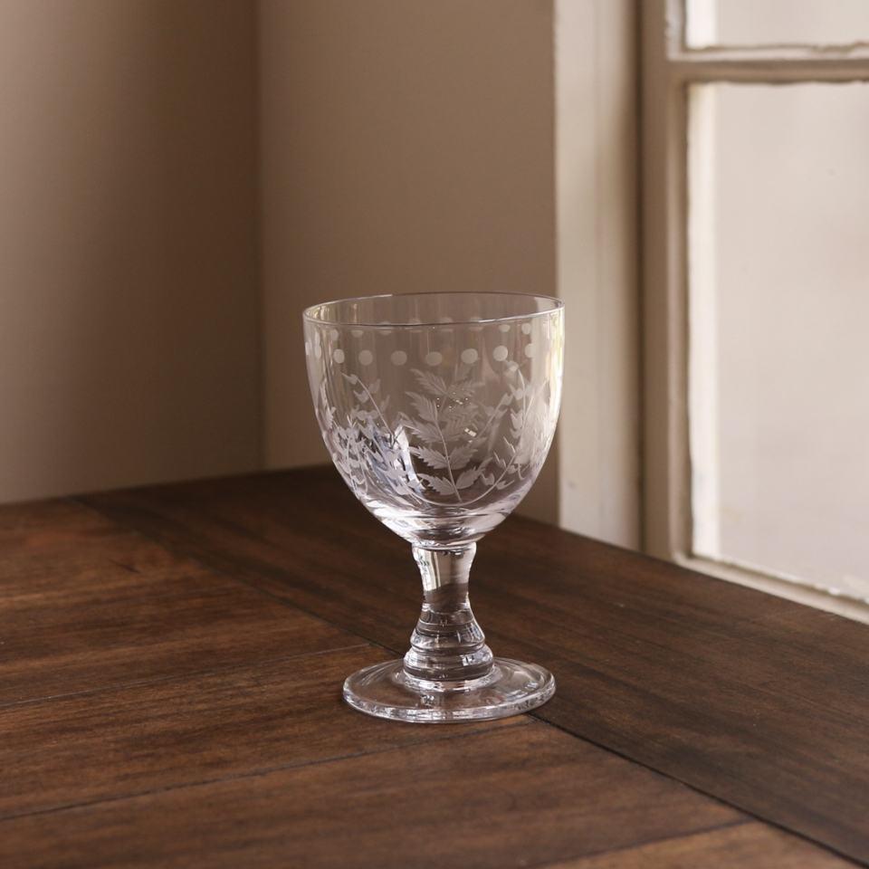 Fern with Dots All Purpose Set of 4 (Clear)