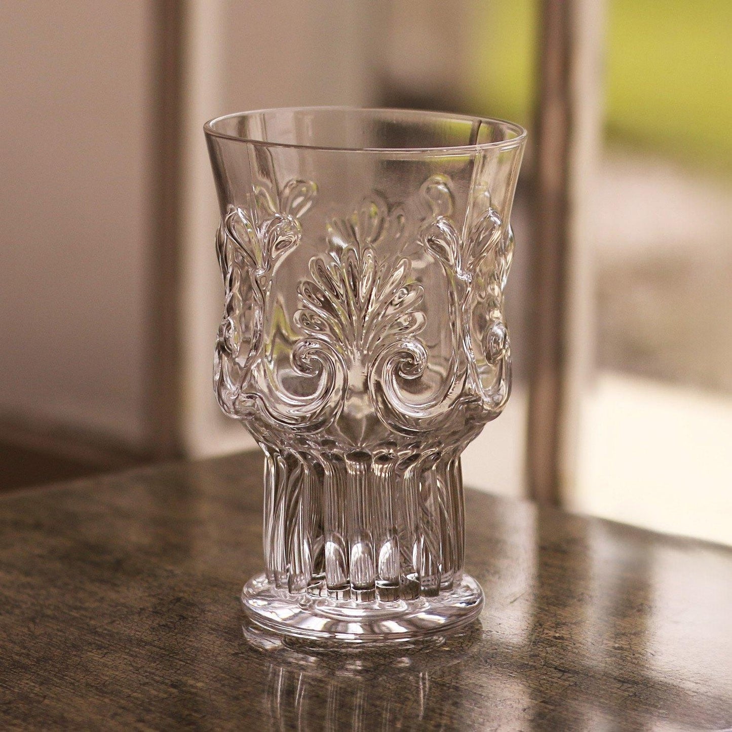 Baroque 12 oz Stemless Set of 4 (Clear)