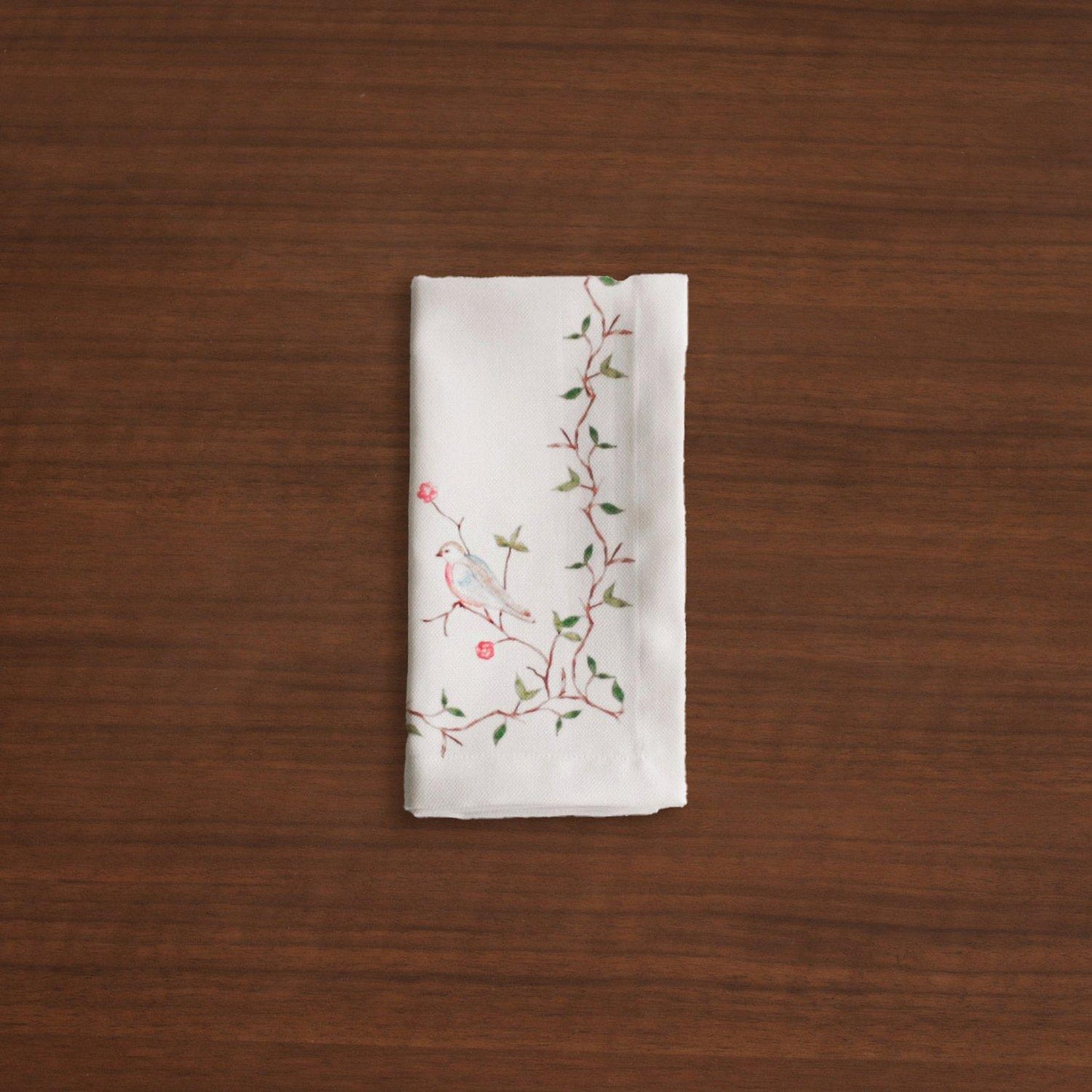 Bird on Branch Napkins 20 x 20 Set of 4 (Multi)