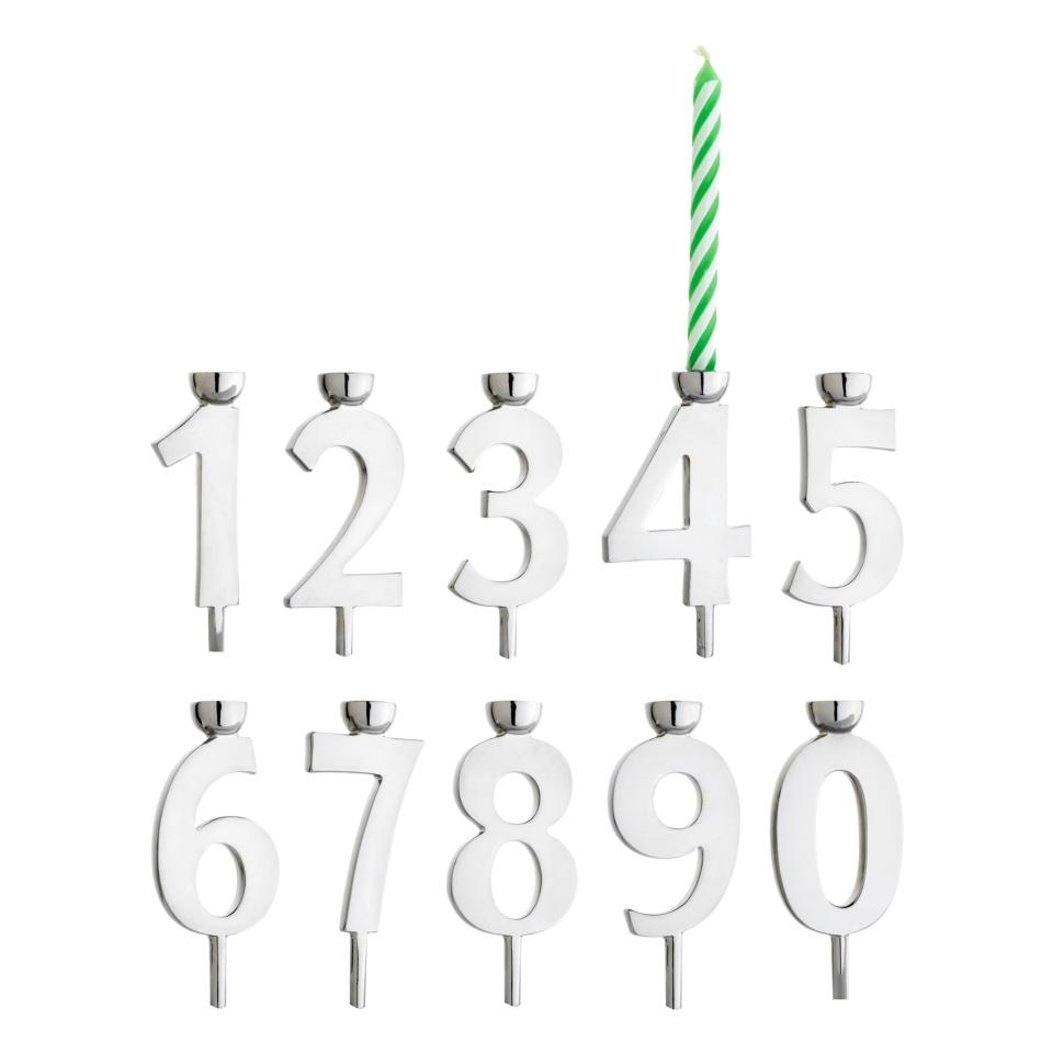 Numeric Candle Holder Set