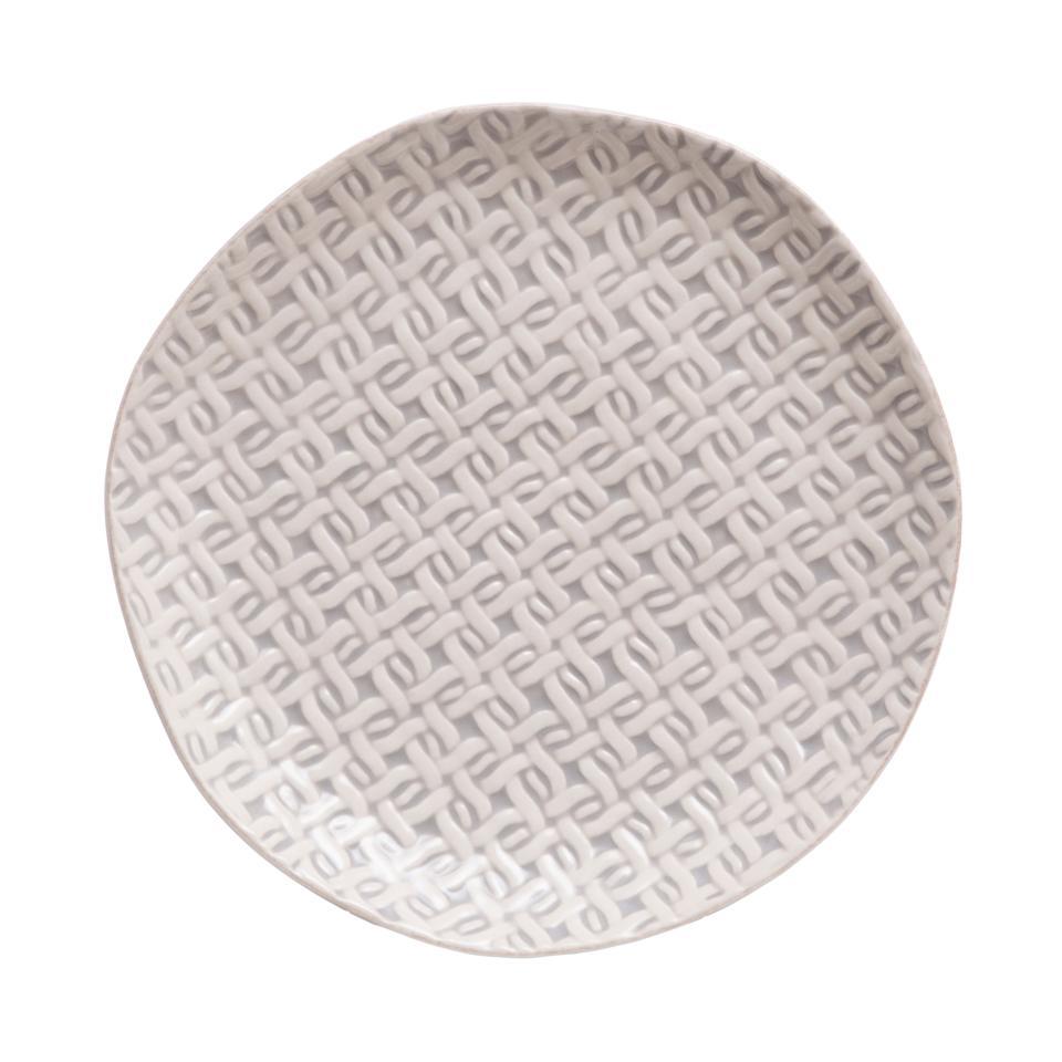 Cantaria Ribbon Weave Salad Set - Greige