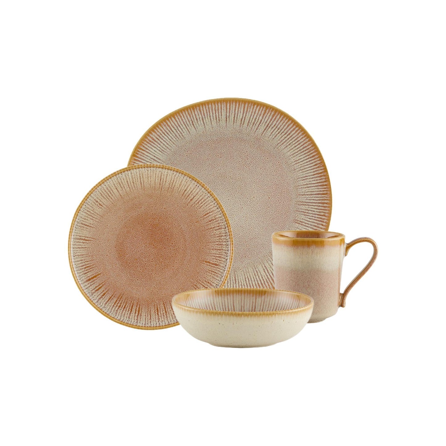 Oro 16 Piece Set, Service for 4