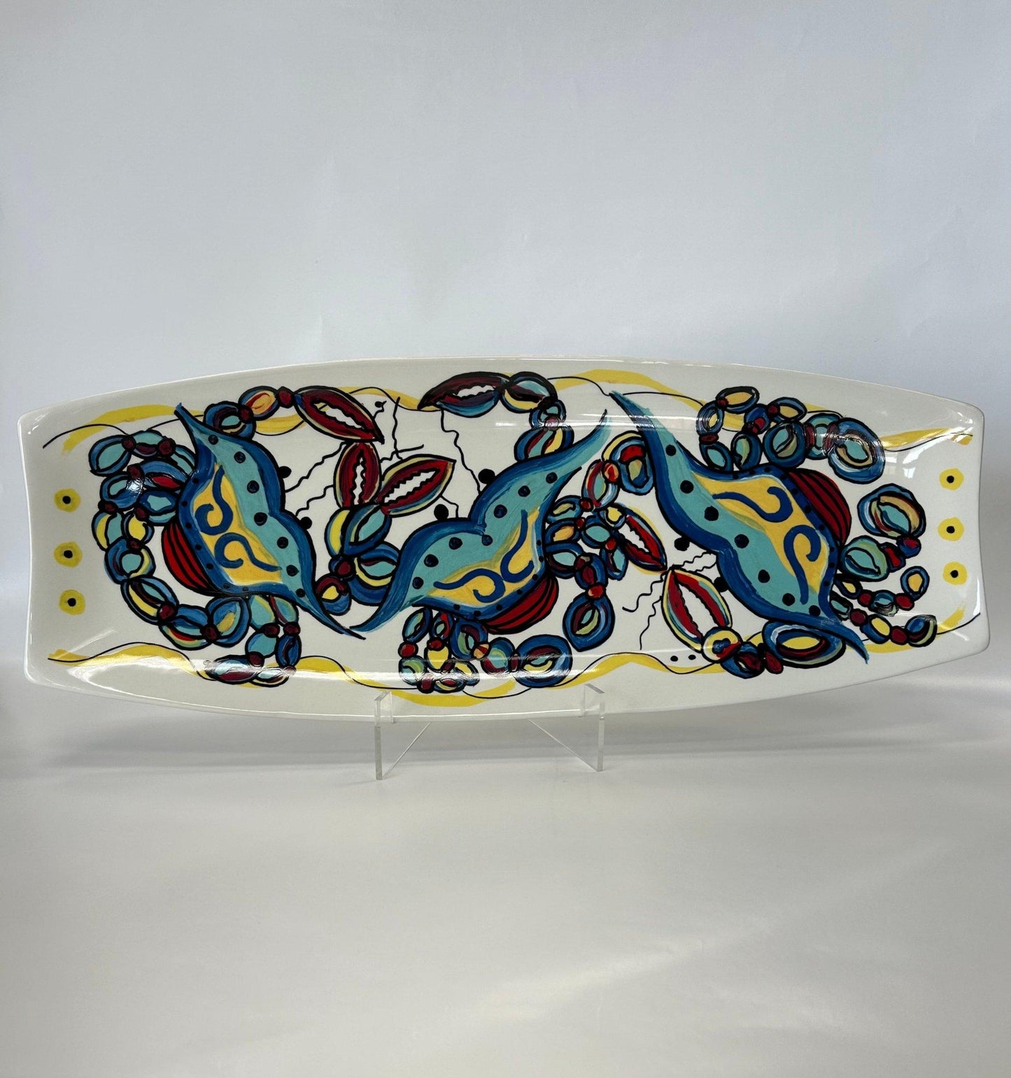 Blue Crab Bread Tray