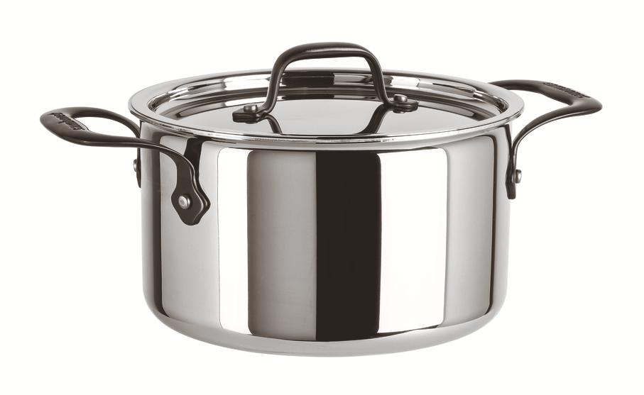Sauce Pot w/Lid 2 Hdls 7 7/8 in 3.7 qt