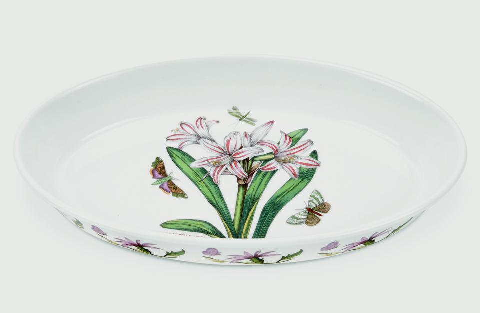 Belladonna Lily Oval Baking Dish