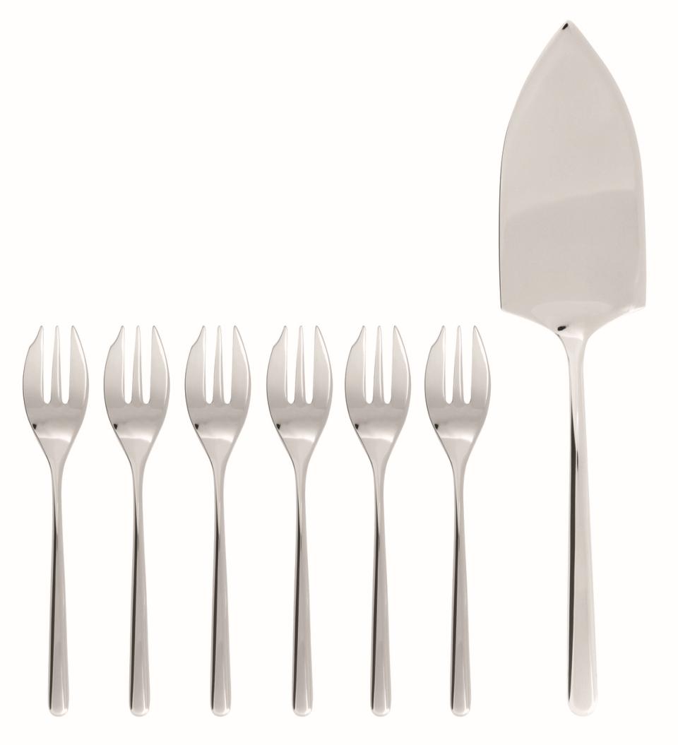 Cake Set 6 Forks & Cake Server 18/10 s/s