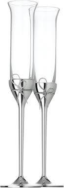 Love Knots Silver Flute Pair