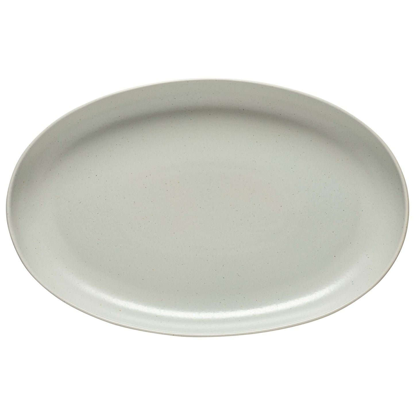 Oval platter, Oyster Grey