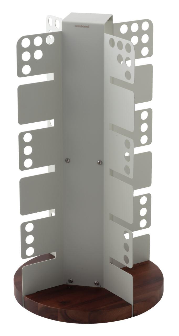Tower/Multilevel Rack/Holder 13 3/8" x 13" 24 3/8" H S/Steel Grey Painted