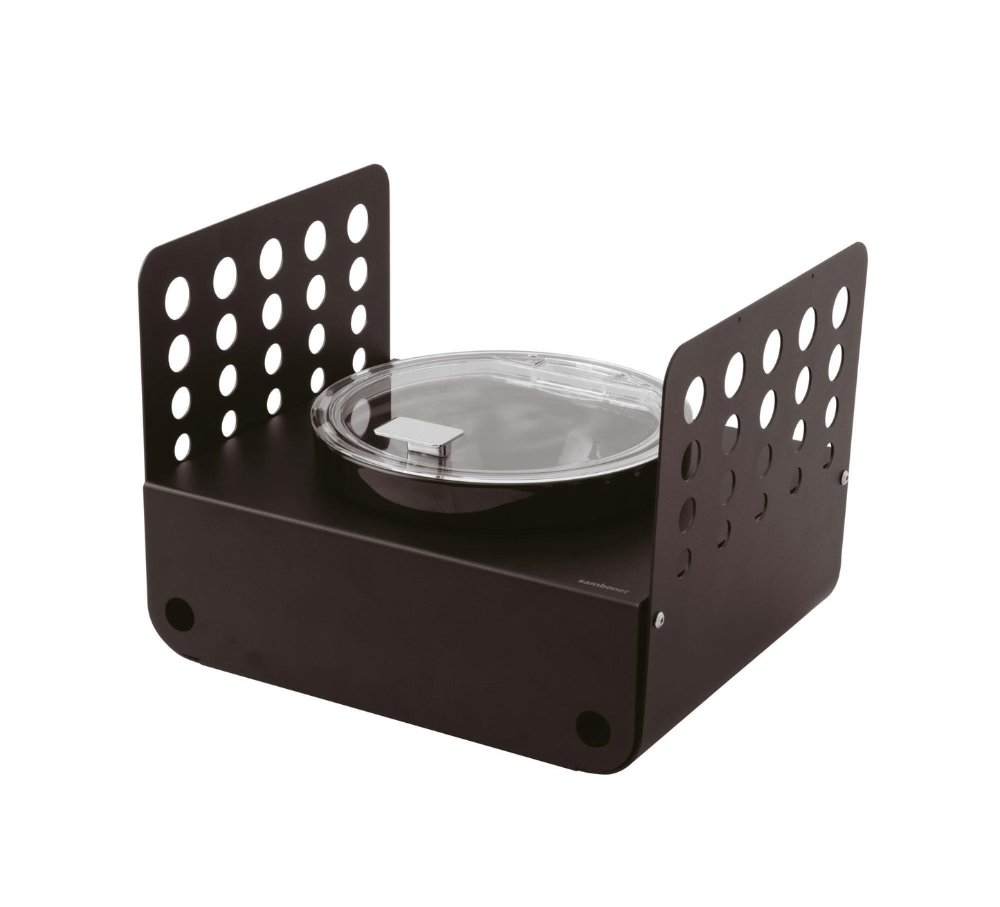 Display Cooled 13 3/8 x 10 3/4" x 9 7/8" H S/Steel Black Painted