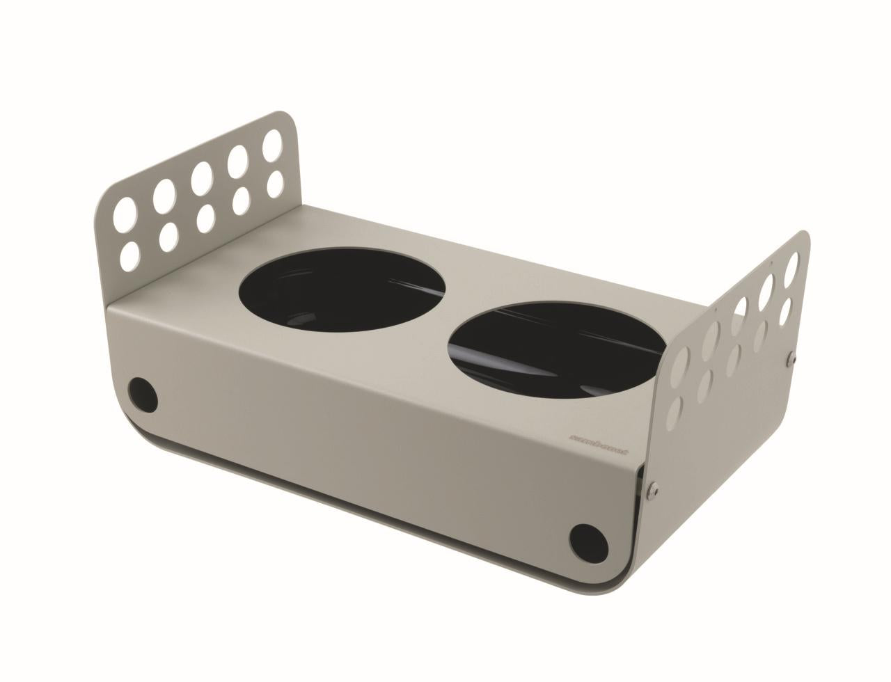 2-Cereal/Juice Pitcher Bar 13 1/8 x 7 1/8" x 5 5/8" H S/Steel Grey Painted