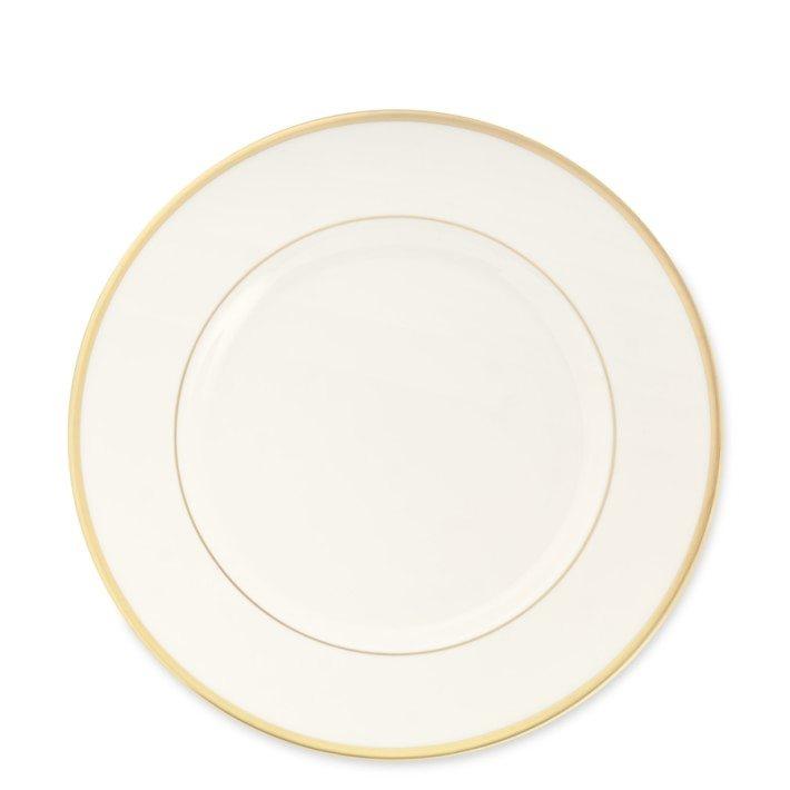 Signature Ivory/Gold Dinner Plate by Pickard