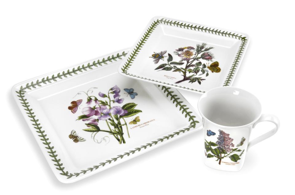 12-piece Square-Shape Dinner Set