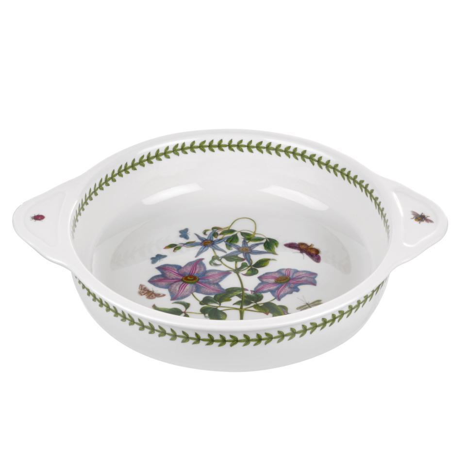 Round Baking Dish with Handles