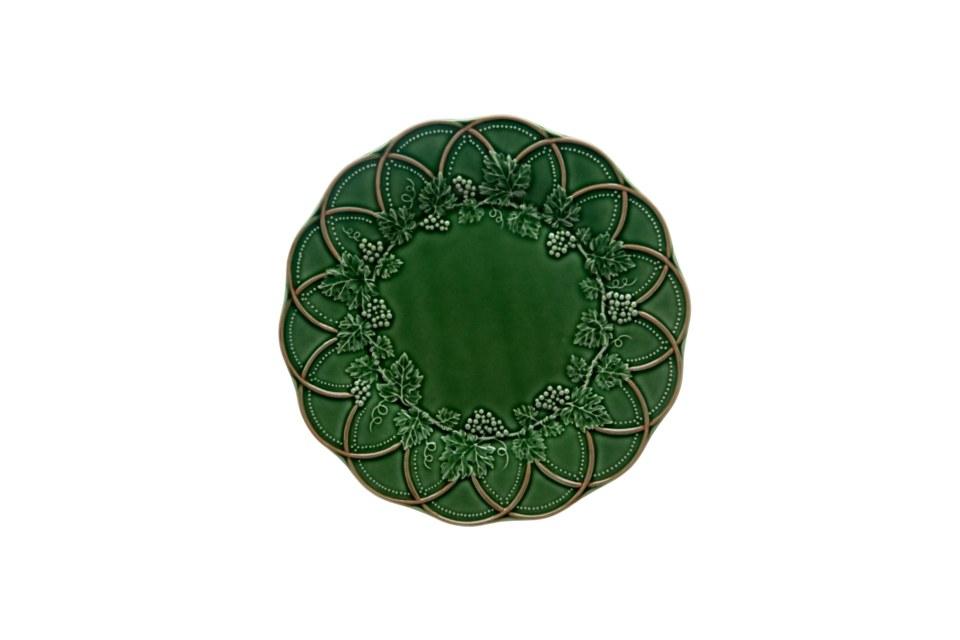 Fruit Plate Green/ Brown, Set of 4