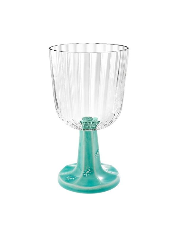 Goblet Aqua Green Stem