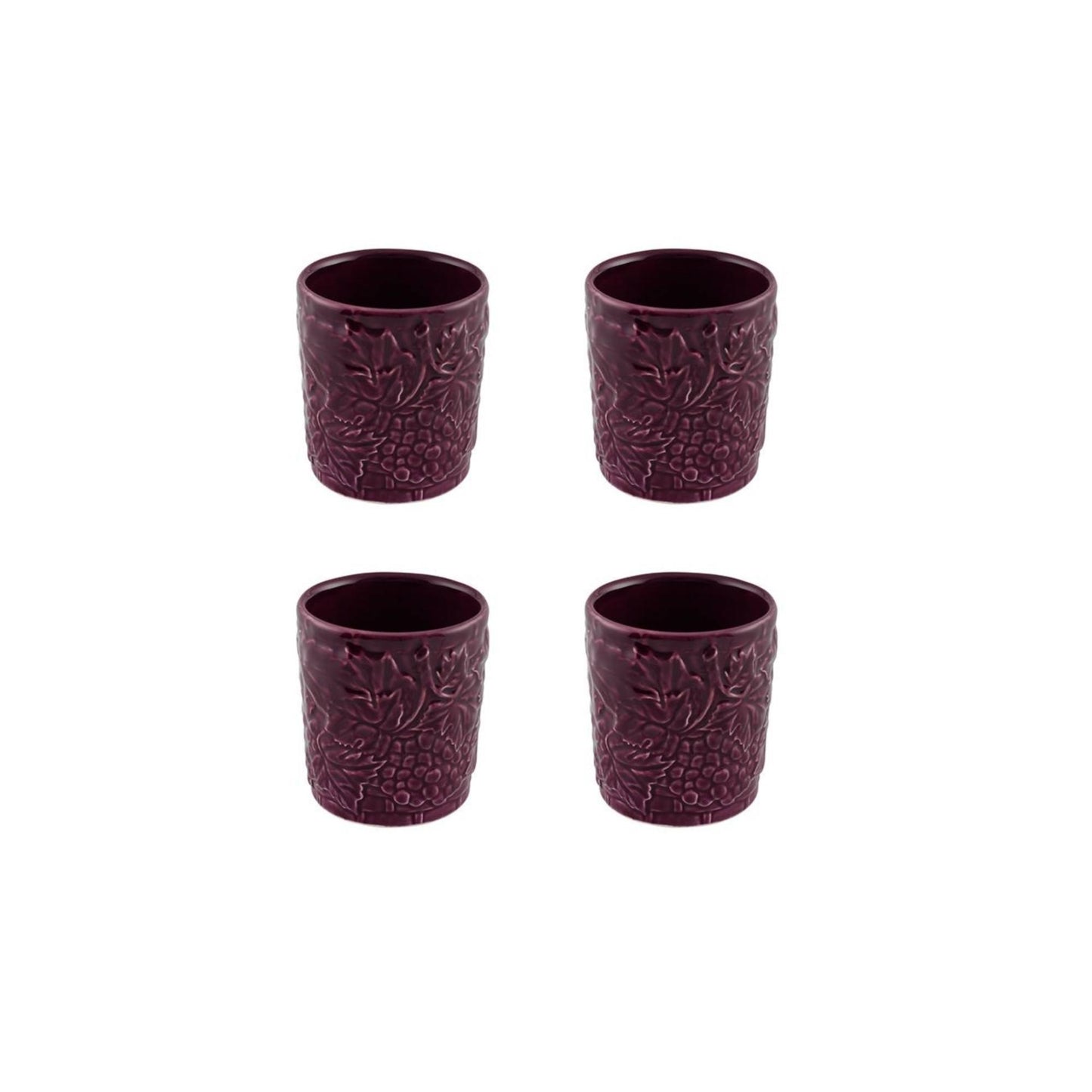 Old Fashion Tumbler Grapes, Set of 4