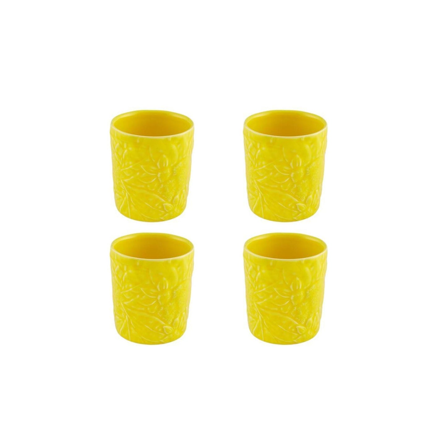 Old Fashion Tumbler Lemons, Set of 4