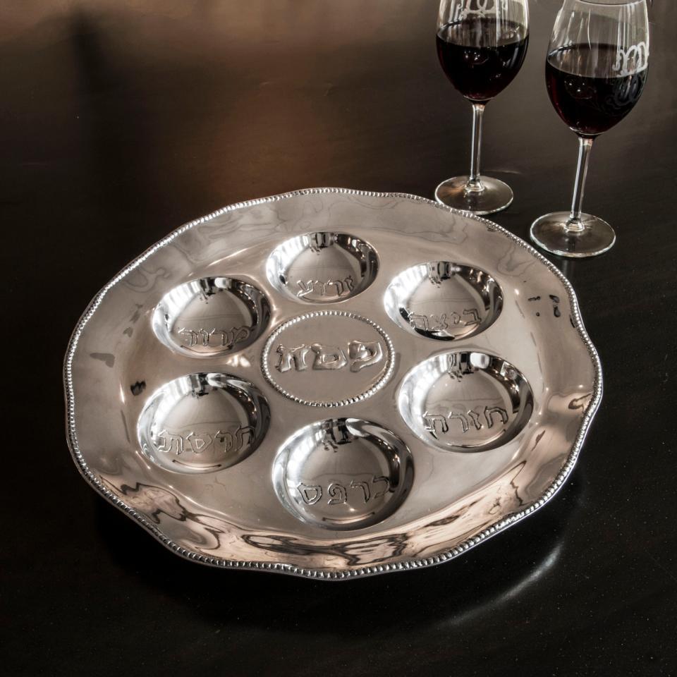 Seder Plate with Pearls