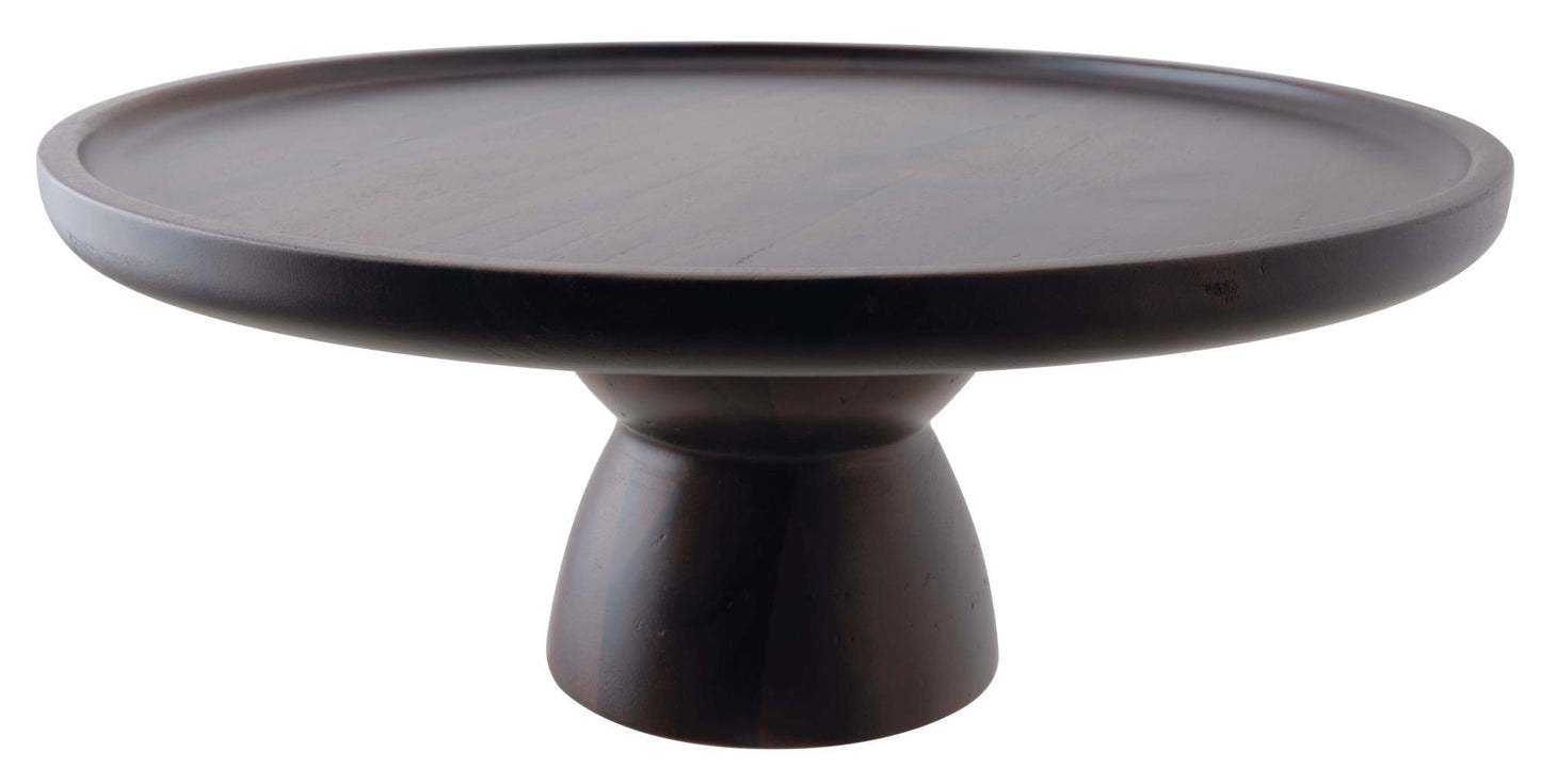 Cake Stand 13 3/4" x 5 1/2" H Acacia Wood