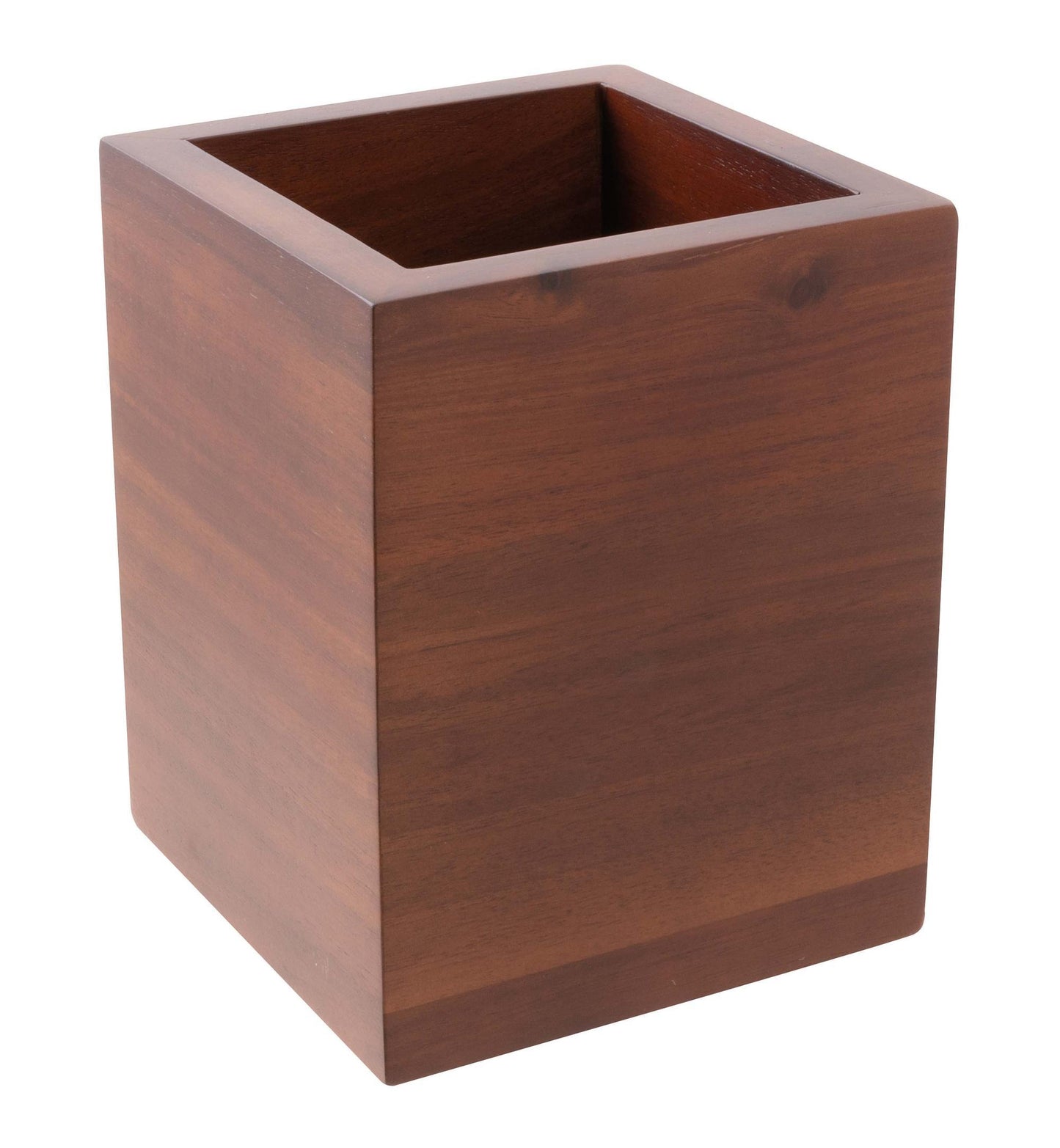 Container 4 3/8" x 5 1/2" H Acacia Wood