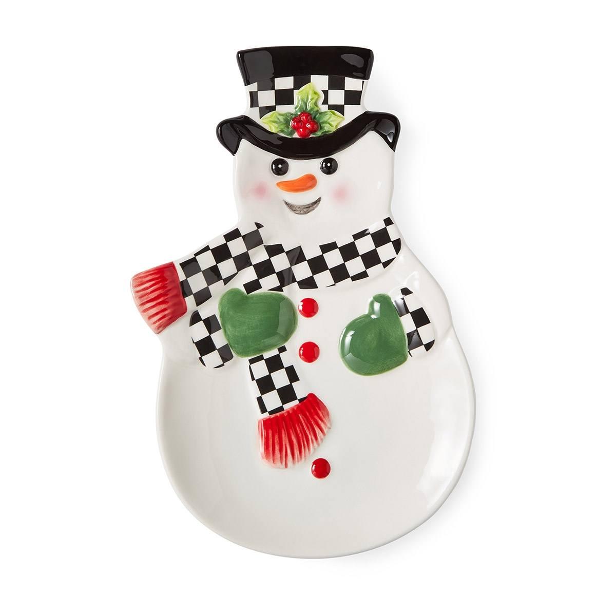 Snowman Dish