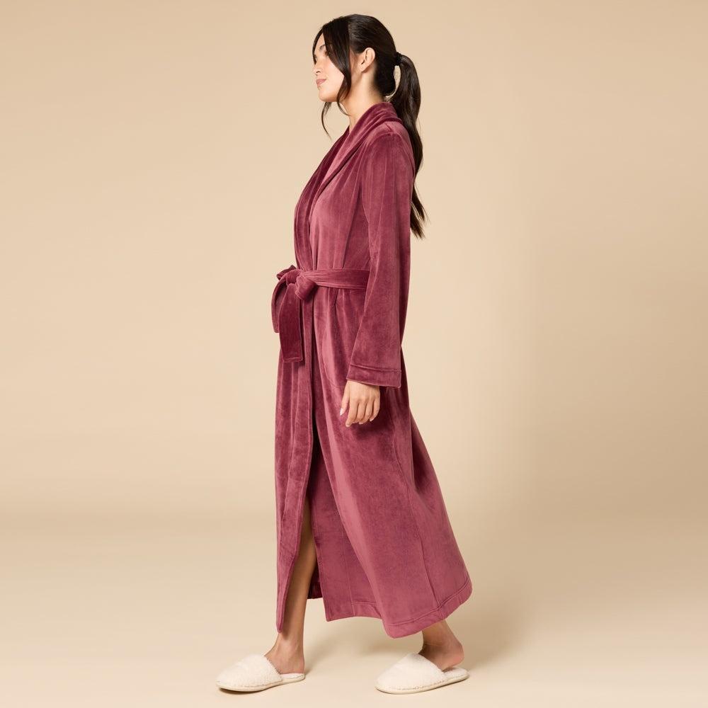 Softies Serenity Mink Robe Cherry Medium