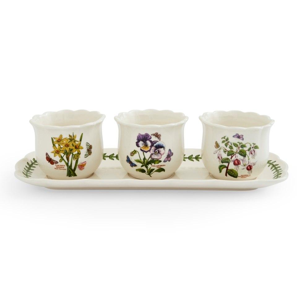 4 Piece Herb Pot Set, 13"