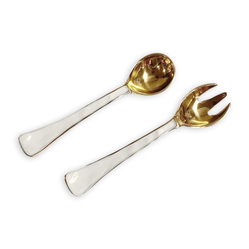 Soho Salad Servers (Cream)