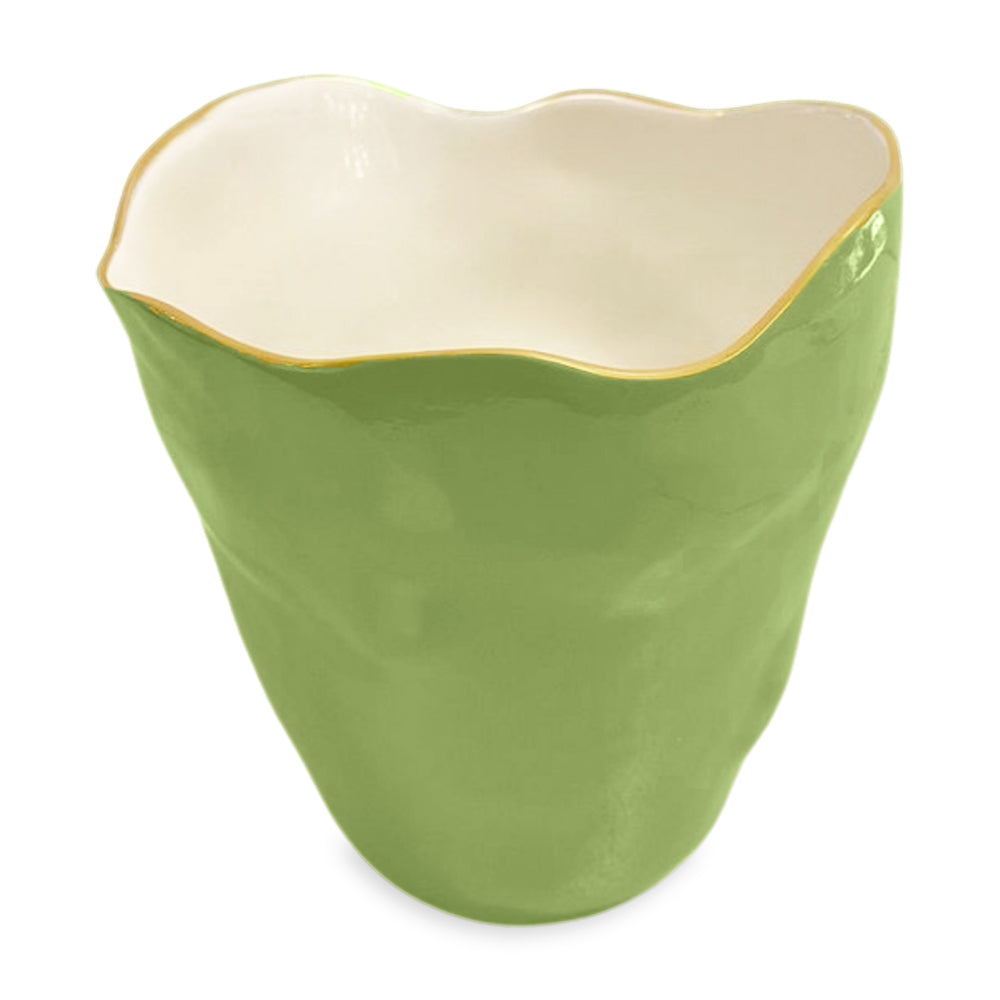 Soho Large Ice Bucket (Green and White)