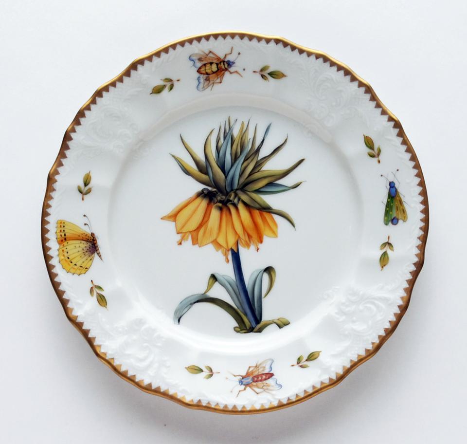 Yellow Flower Salad Plate