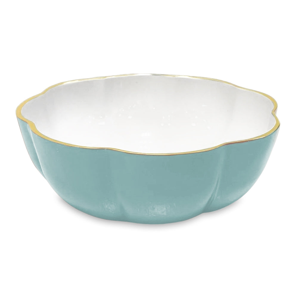 Devon Mini Bowl (Turquoise and White)