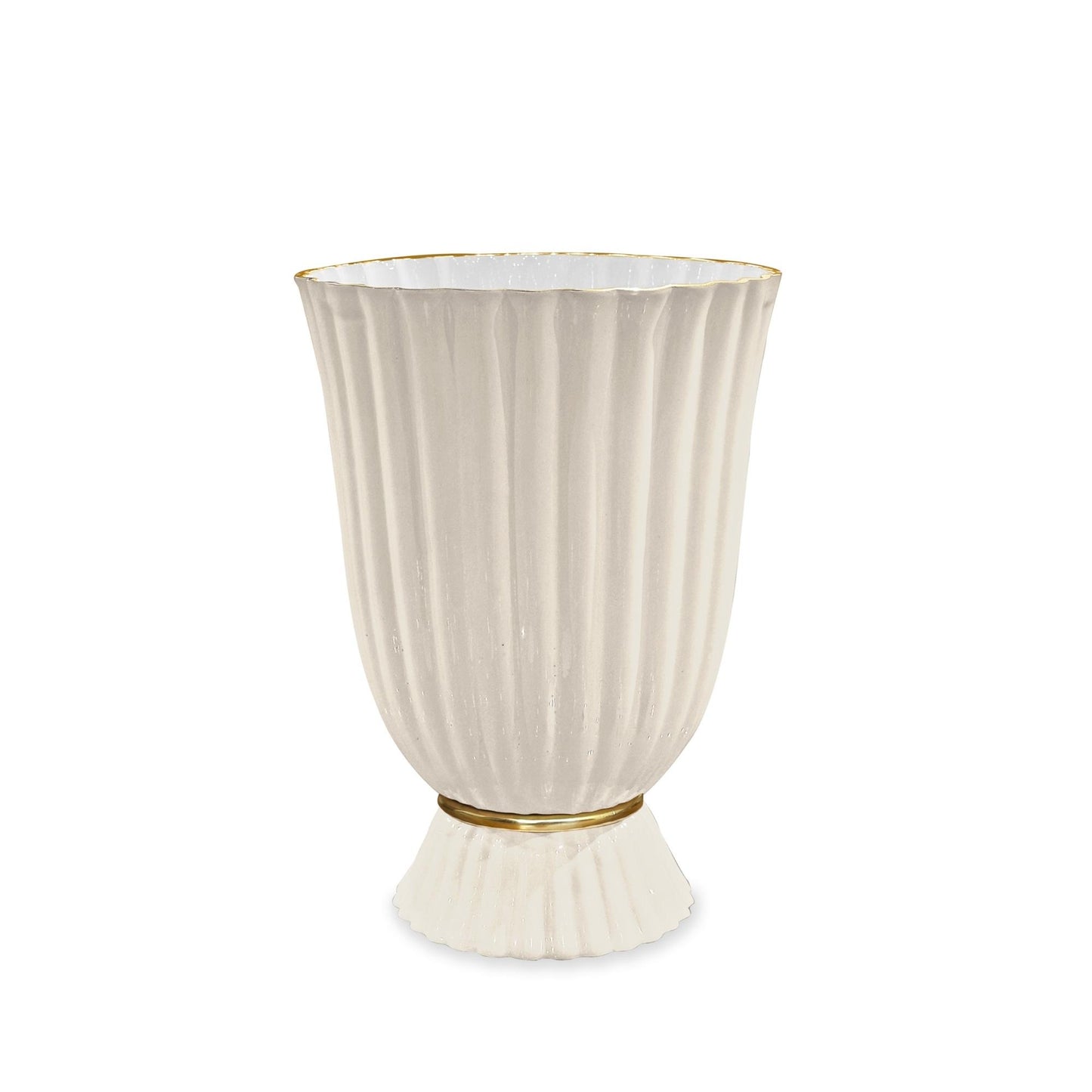 ENCANTO Vienna Medium Vase (Cream and White)