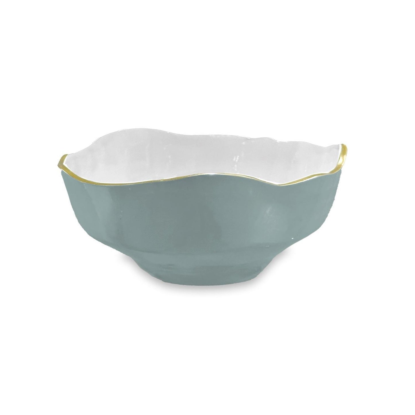 ENCANTO Dakota Medium Bowl (Slate and White)
