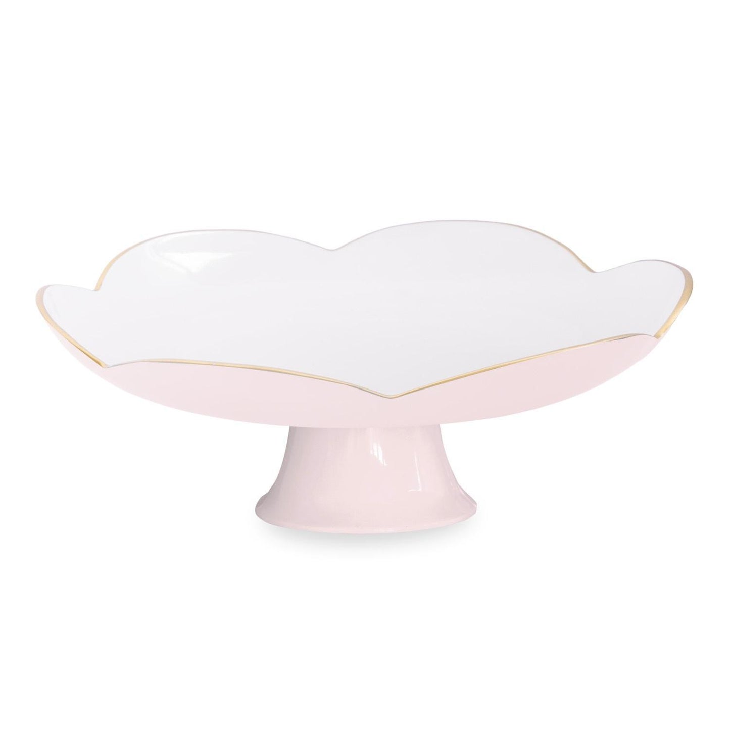 ENCANTO Amelia Pedestal Cake Plate (Camellia and White)