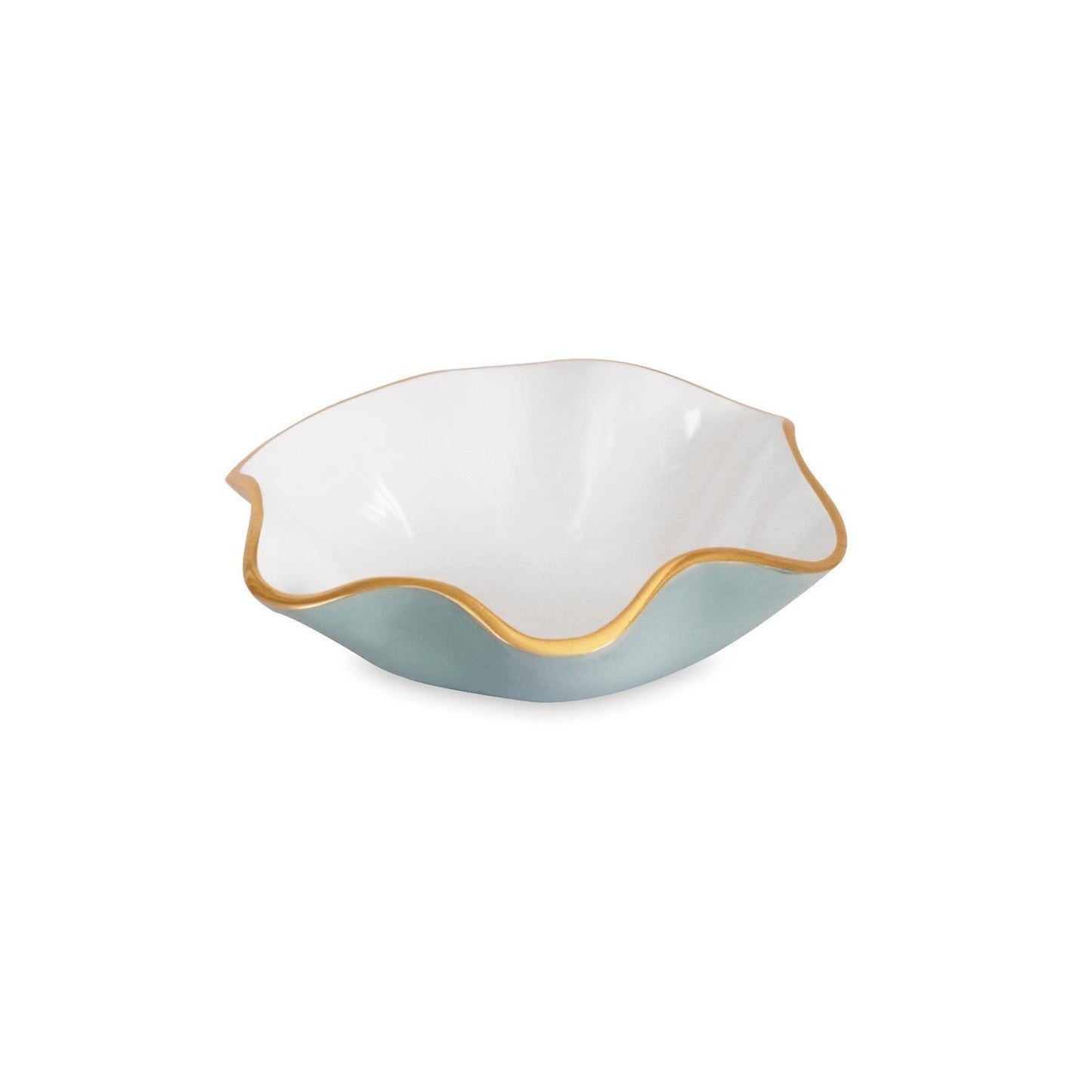 ENCANTO Carola Small Round Bowl (Slate and White)