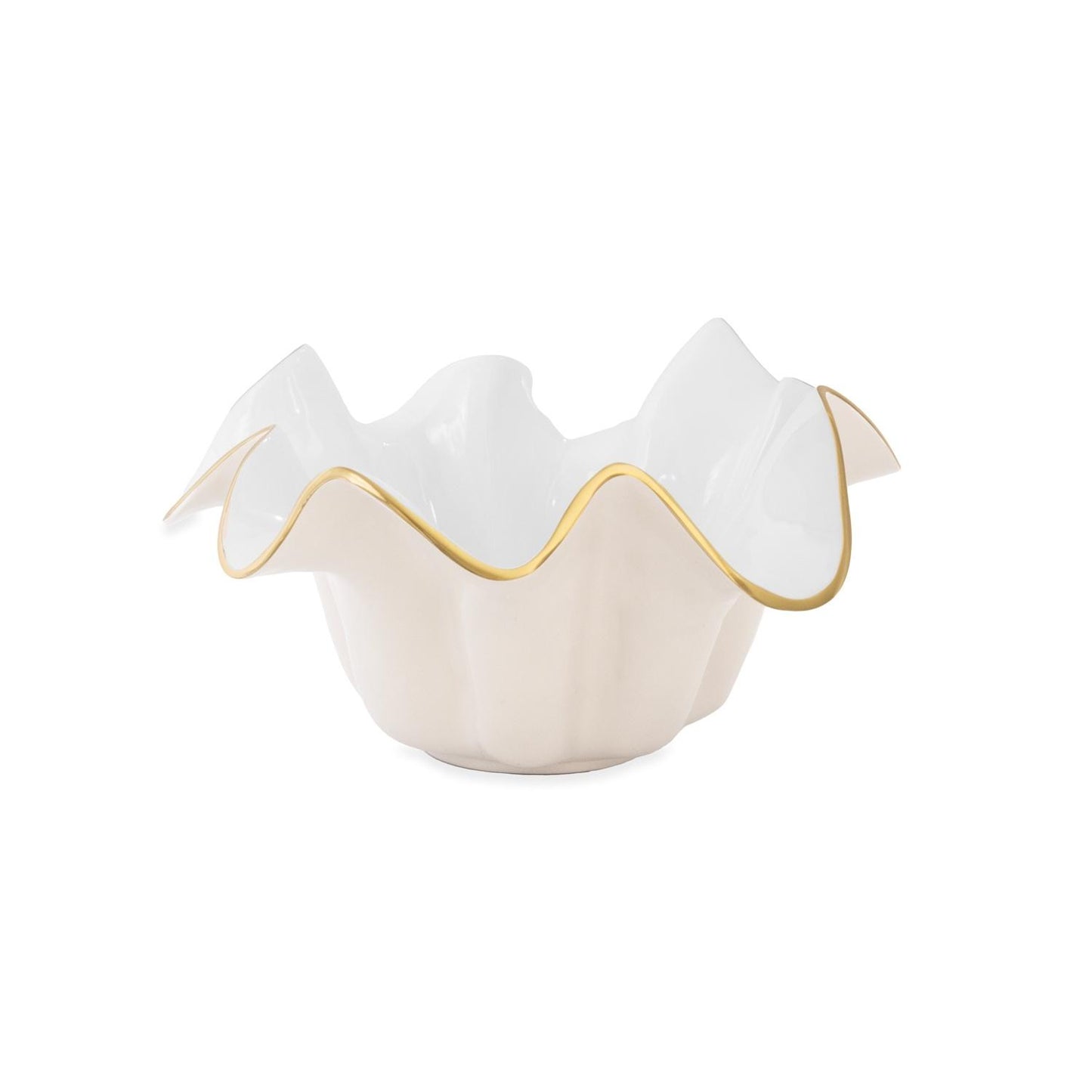 ENCANTO Medium Medusa Bowl (Cream and White)