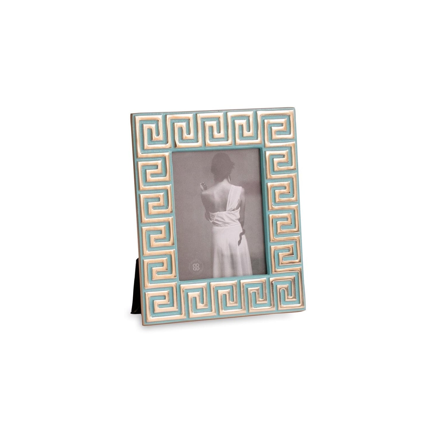 Greek Key Frame 5 x 7 (Turquoise)