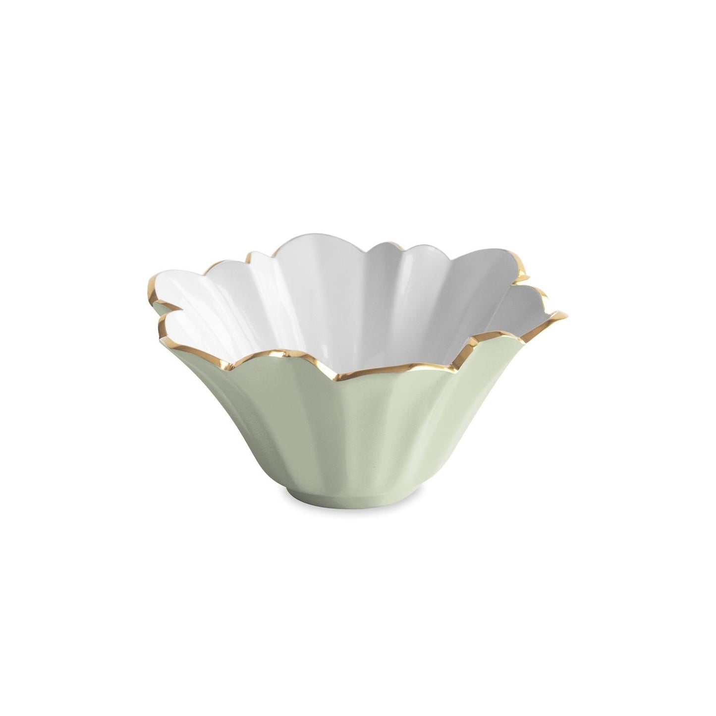 Avril Small Bowl (Pistachio and White)