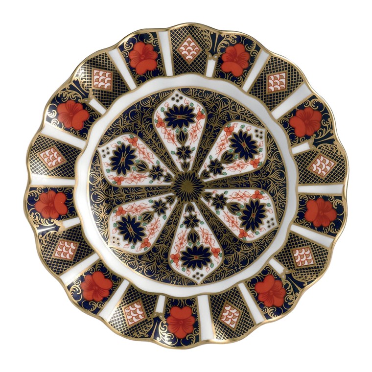 Fluted Dessert Plate