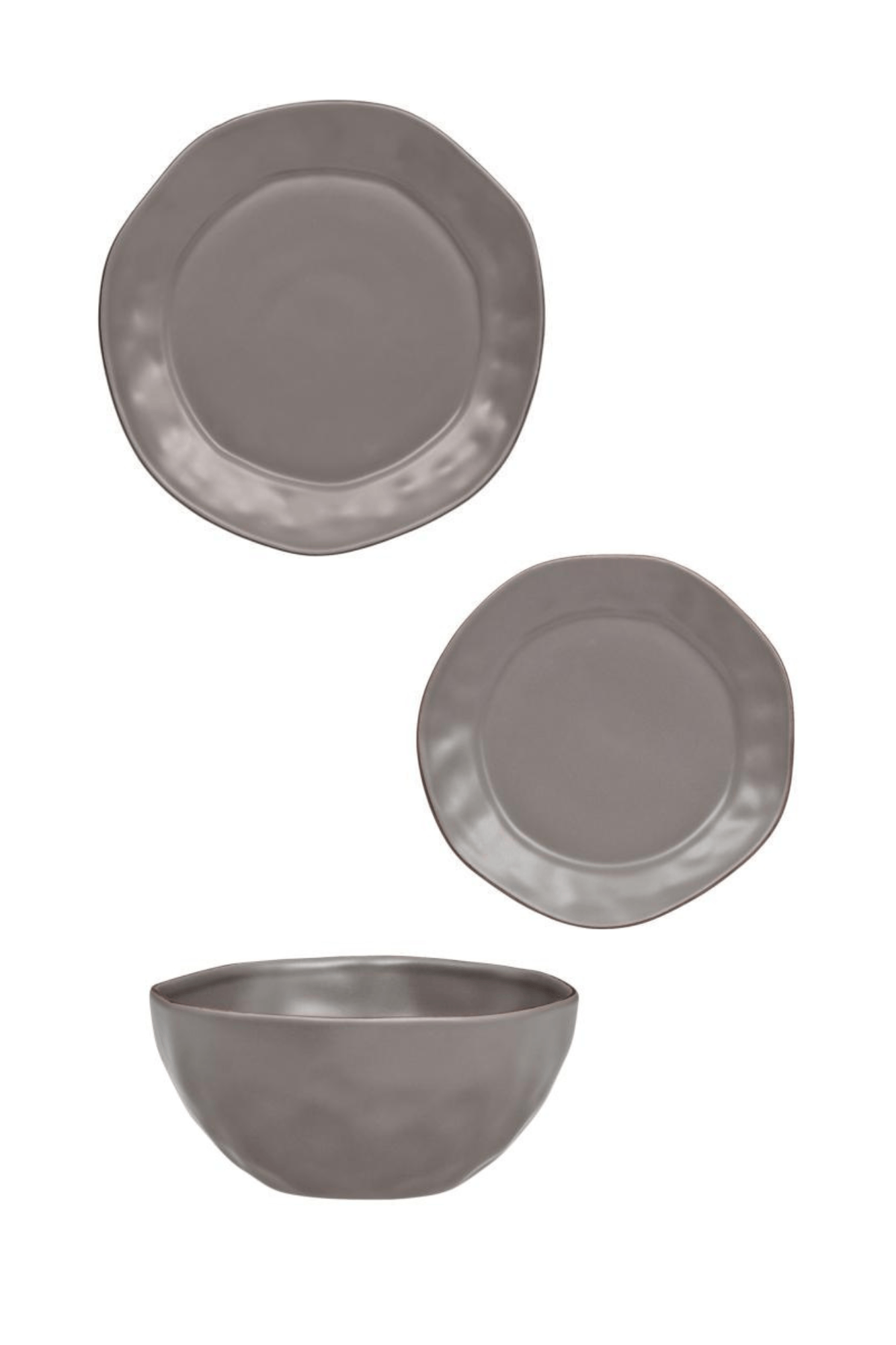 Cantaria Charcoal by Skyros Three Piece Place Setting