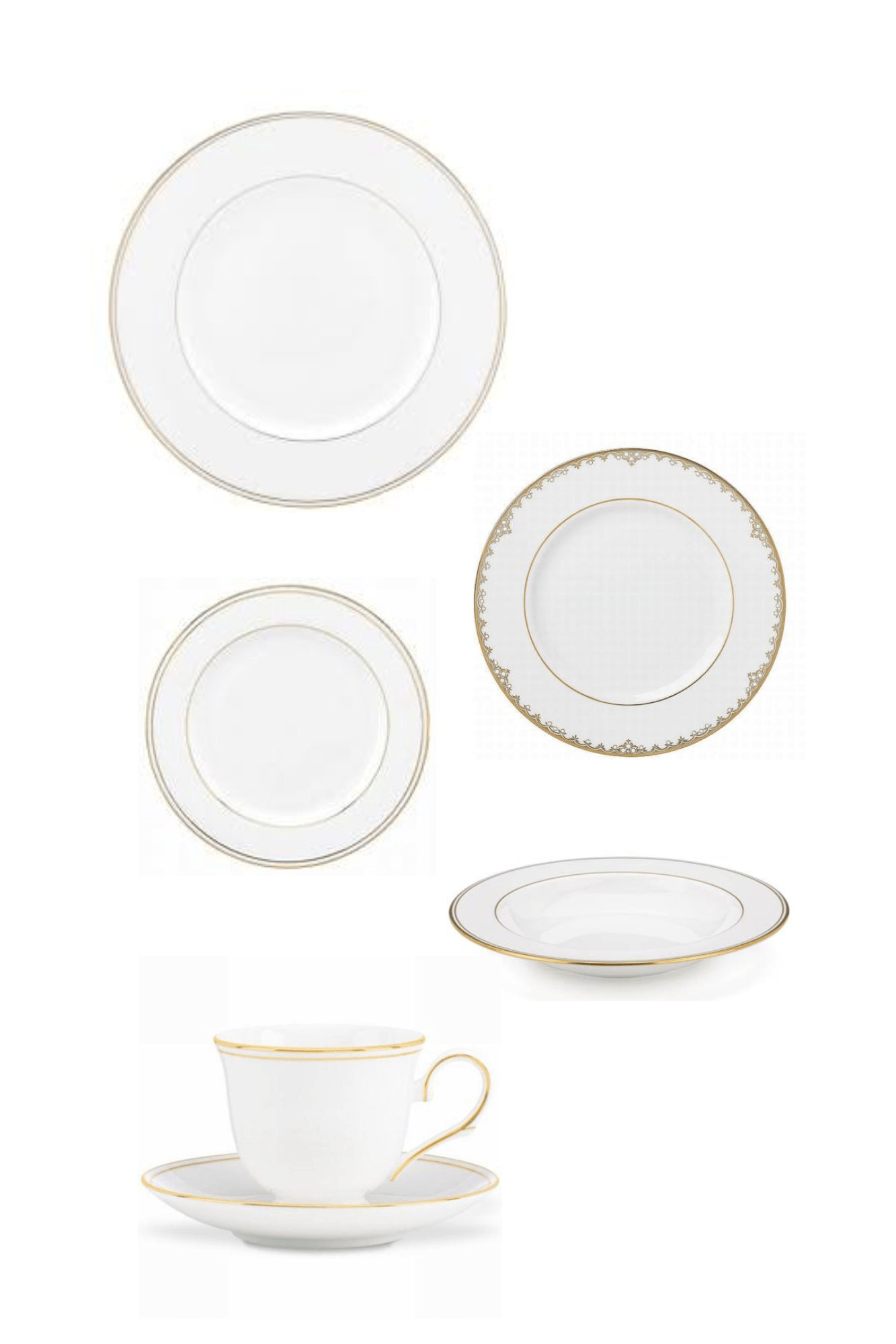 Federal Gold by Lenox Six Piece Place Setting