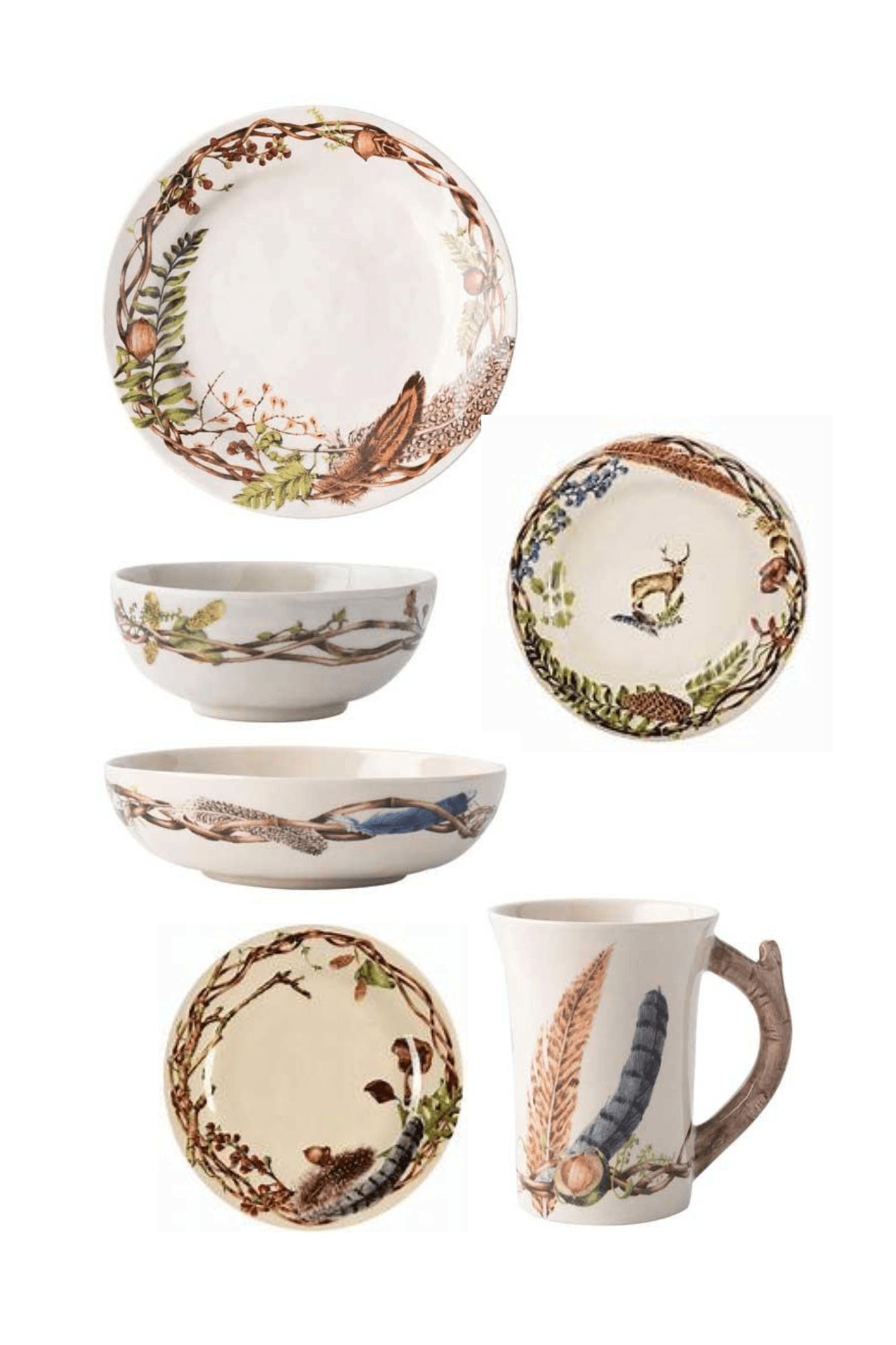 Forest Walk by Juliska Six Piece Place Setting