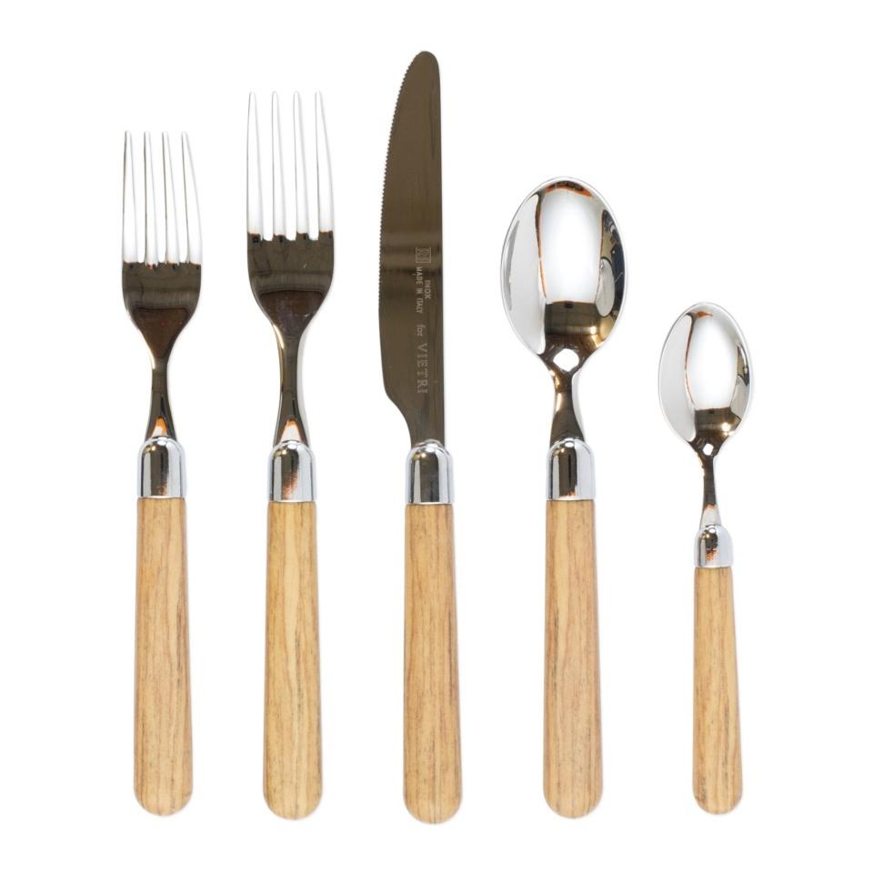 Oak Five-Piece Place Setting